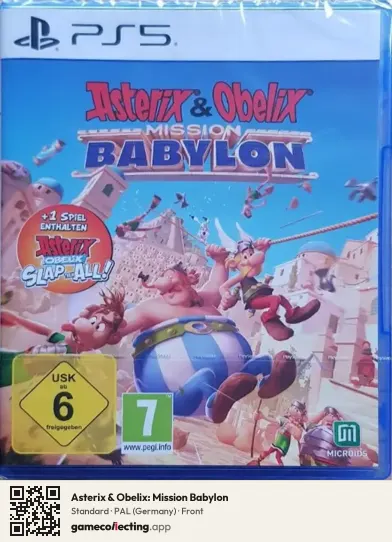 Asterix & Obelix: Mission Babylon PlayStation 5, Germany box front