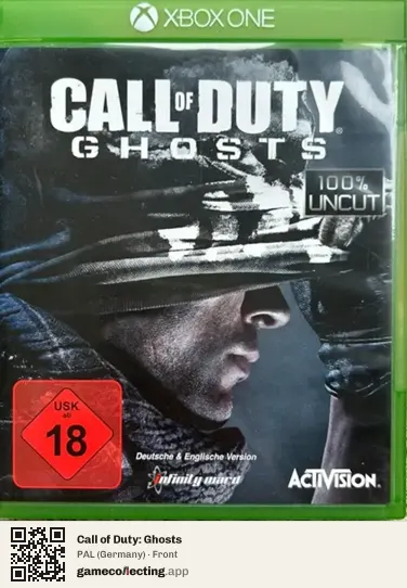 Call of Duty: Ghosts Xbox One, Germany box front