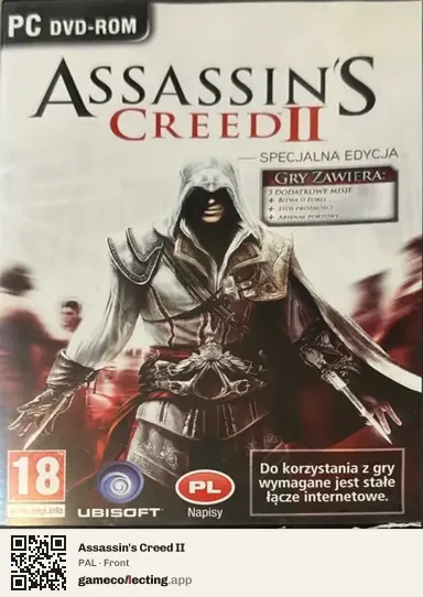 Assassin's Creed II Computer, PAL box front