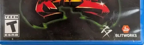 Fight'N Rage, the ESRB box on its front