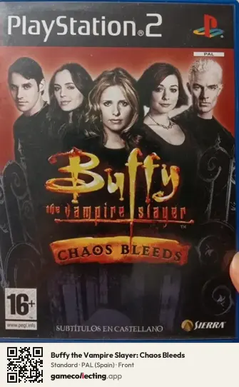 Buffy the Vampire Slayer: Chaos Bleeds PlayStation 2, Spain box front