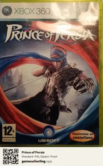 Prince of Persia Xbox 360, Spain box front
