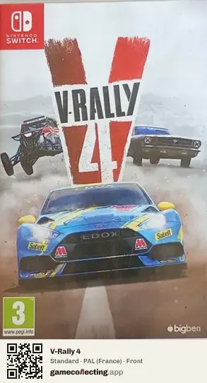 V-Rally 4 Nintendo Switch, France box front
