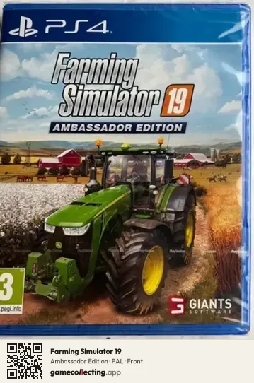 Farming Simulator 19 PlayStation 4, PAL box front