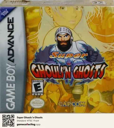 Super Ghouls 'n Ghosts Game Boy Advance, NTSC box front