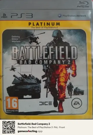 Battlefield: Bad Company 2 PlayStation 3, PAL box front