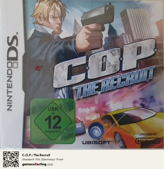 C.O.P.: The Recruit Nintendo DS, Germany box front
