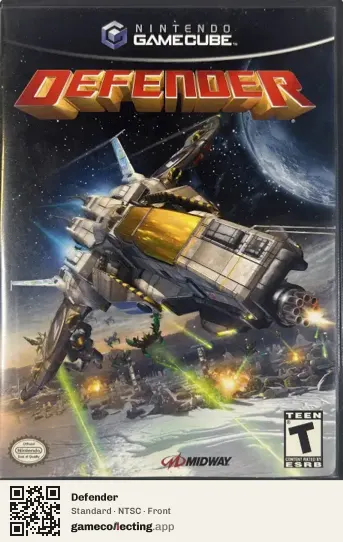 Defender Nintendo GameCube, NTSC box front
