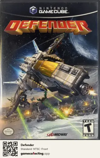 Defender Nintendo GameCube, NTSC box front