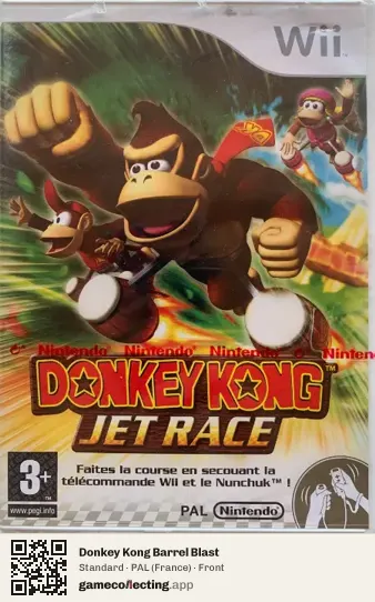 Donkey Kong Barrel Blast Nintendo Wii, France box front