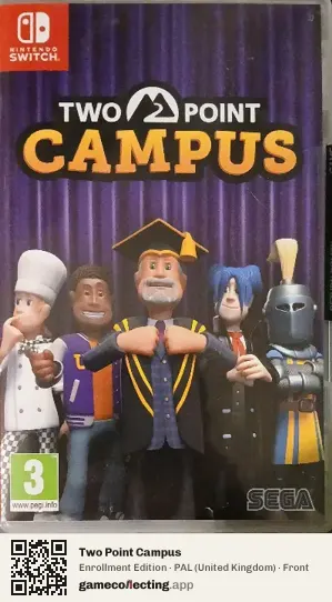 Two Point Campus Nintendo Switch, United Kingdom box front