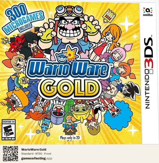 WarioWare Gold Nintendo 3DS, NTSC box front