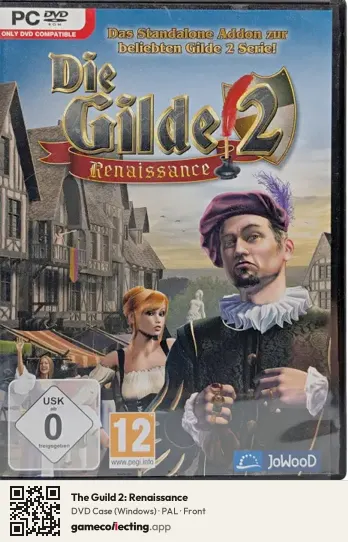 The Guild 2: Renaissance Computer, PAL box front
