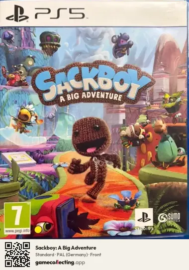 Sackboy: A Big Adventure PlayStation 5, Germany box front