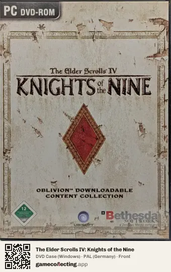 The Elder Scrolls IV: Knights of the Nine Computer, Germany box front