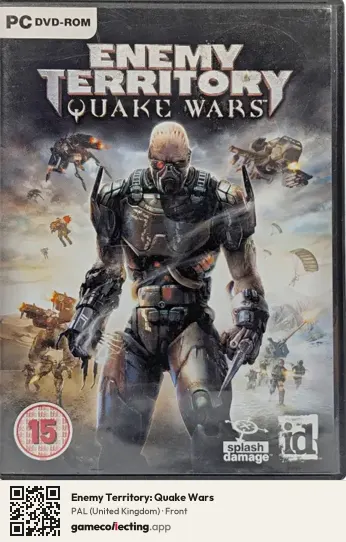 Enemy Territory: Quake Wars Computer, United Kingdom box front
