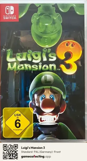 Luigi's Mansion 3 Nintendo Switch, Germany box front