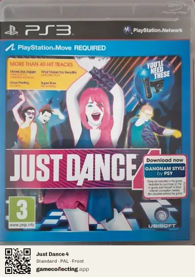 Just Dance 4 PlayStation 3, PAL box front