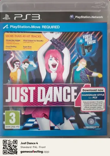 Just Dance 4 PlayStation 3, PAL box front
