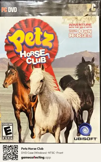 Petz Horse Club Computer, NTSC box front