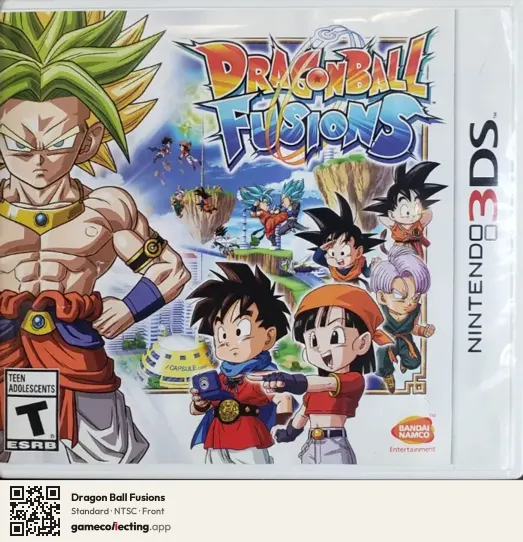 Dragon Ball Fusions Nintendo 3DS, NTSC box front
