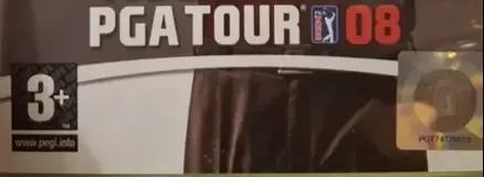 Tiger Woods PGA Tour 08, the PEGI square on its front