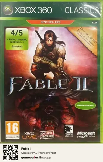 Fable II Xbox 360, France box front