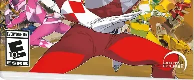 Mighty Morphin Power Rangers: Rita's Rewind, the ESRB box on its front