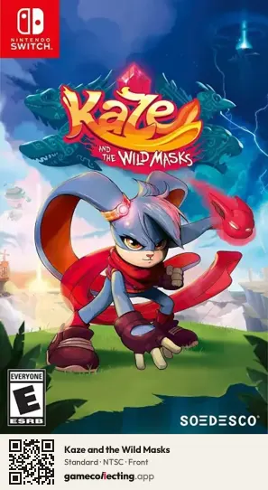 Kaze and the Wild Masks Nintendo Switch, NTSC box front