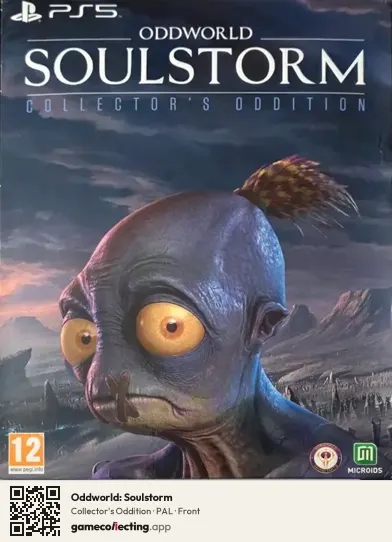 Oddworld: Soulstorm PlayStation 5, PAL box front