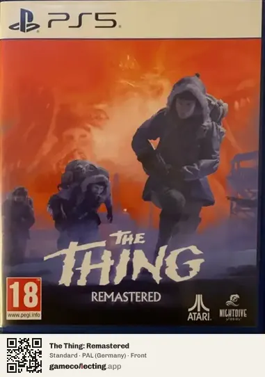 The Thing: Remastered PlayStation 5, Germany box front