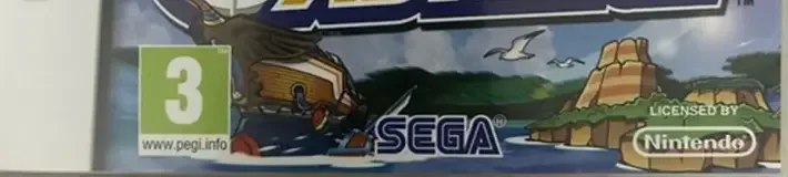 Sonic Rush Adventure, the PEGI square on its front