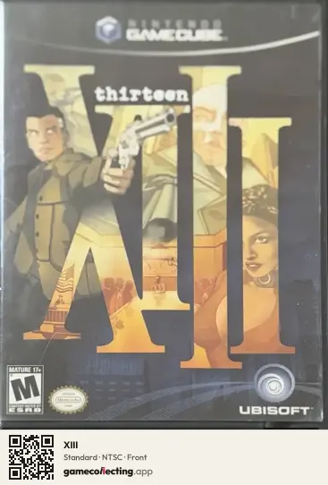 XIII Nintendo GameCube, NTSC box front