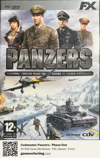 Codename: Panzers - Phase One Computer, Spain box front