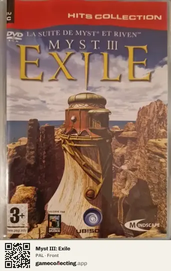 Myst III: Exile Computer, PAL box front