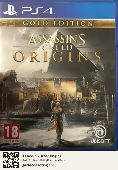Assassin's Creed Origins PlayStation 4, France box front