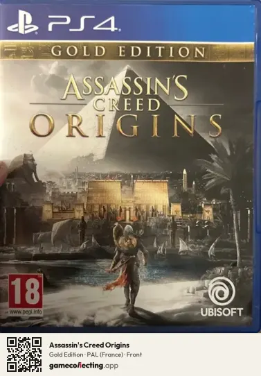 Assassin's Creed Origins PlayStation 4, France box front