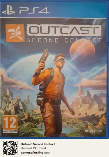 Outcast: Second Contact PlayStation 4, PAL box front