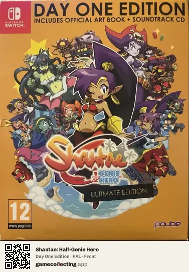 Shantae: Half-Genie Hero Nintendo Switch, PAL box front