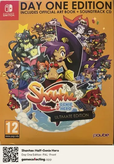 Shantae: Half-Genie Hero Nintendo Switch, PAL box front