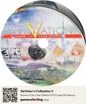 Sid Meier's Civilization V Computer, NTSC disc