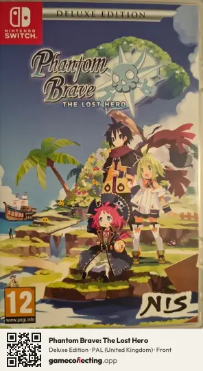 Phantom Brave: The Lost Hero Nintendo Switch, United Kingdom box front