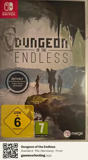Dungeon of the Endless Nintendo Switch, Germany box front