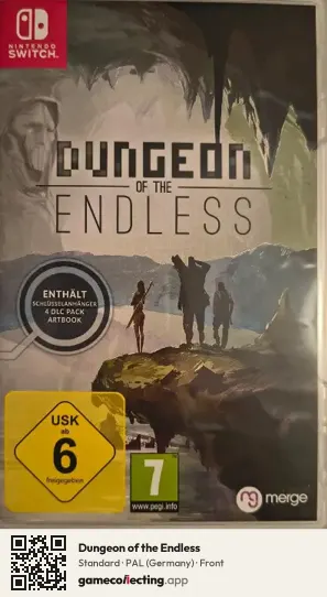 Dungeon of the Endless Nintendo Switch, Germany box front