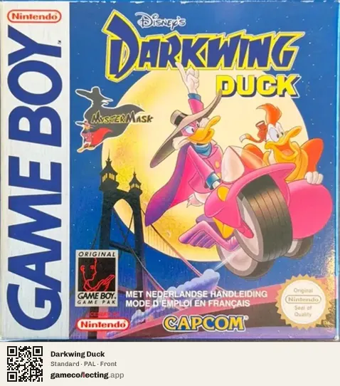 Darkwing Duck Game Boy, PAL box front