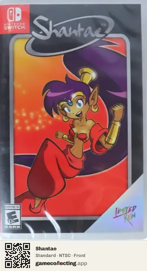 Shantae Nintendo Switch, NTSC box front