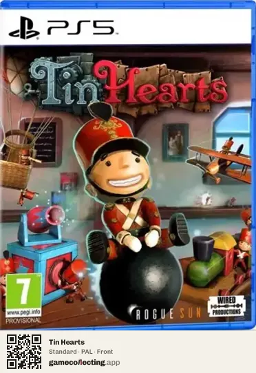 Tin Hearts PlayStation 5, PAL box front