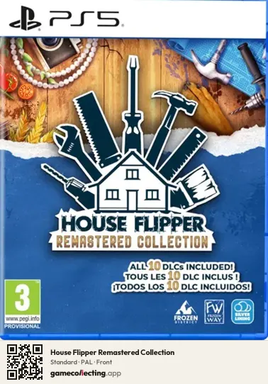 House Flipper Remastered Collection PlayStation 5, PAL box front