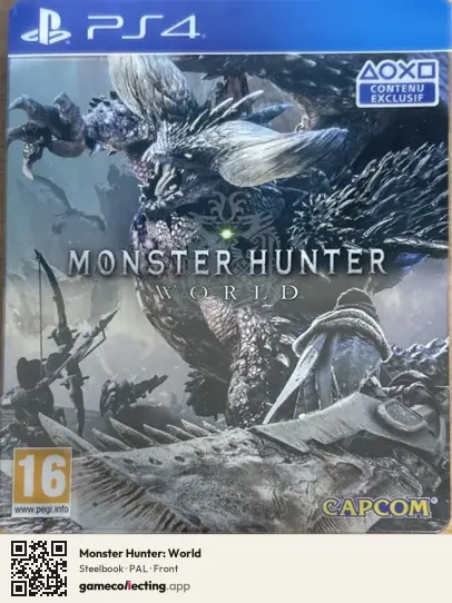 Monster Hunter: World PlayStation 4, PAL box front