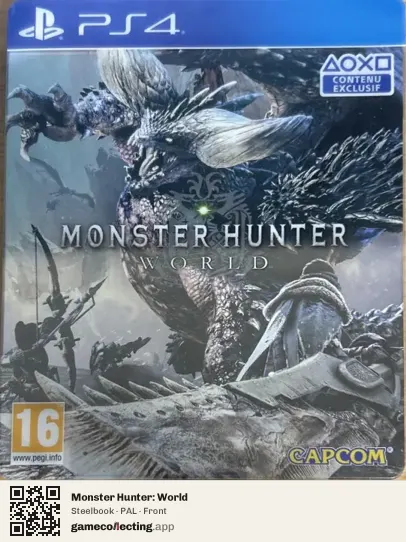 Monster Hunter: World PlayStation 4, PAL box front